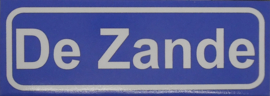 Koelkastmagneet plaatsnaambord De Zande