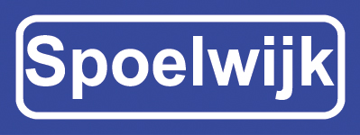 Koelkastmagneet plaatsnaambord Spoelwijk