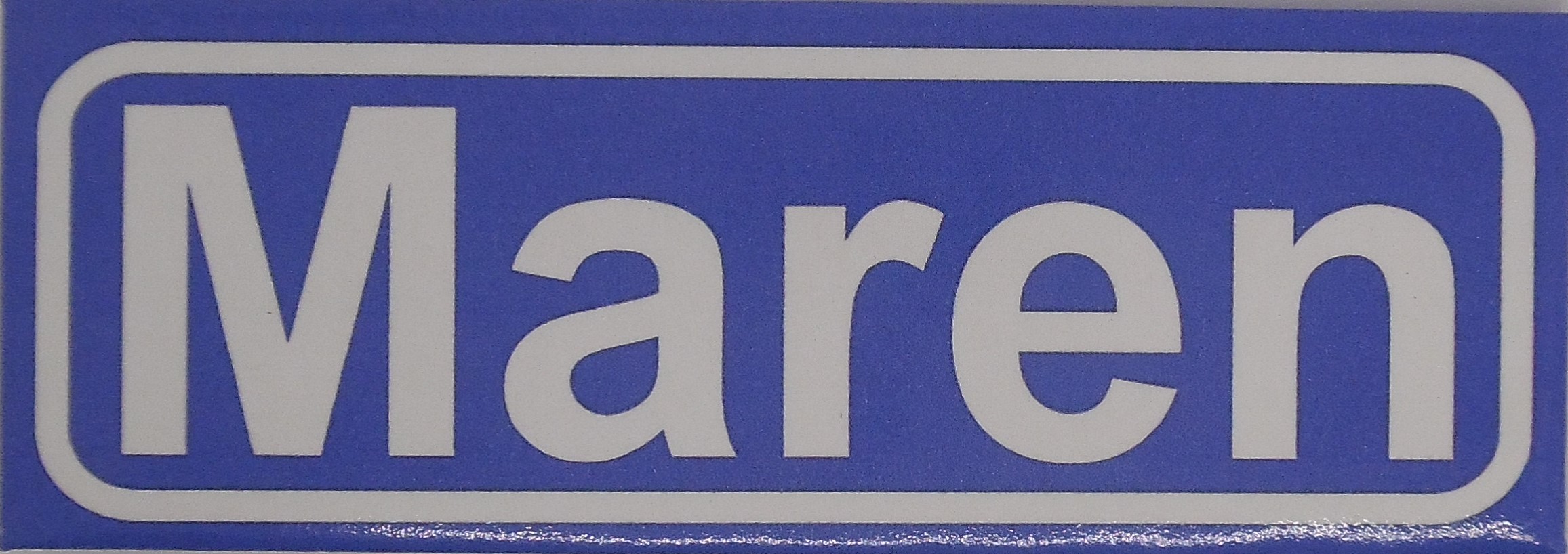 Koelkastmagneet plaatsnaambord Maren