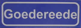 Koelkastmagneet plaatsnaambord Goedereede