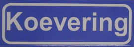 Koelkastmagneet plaatsnaambord Koevering