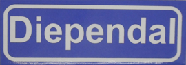 Koelkastmagneet plaatsnaambord Diependal