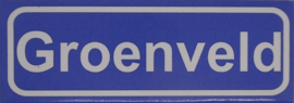Koelkastmagneet plaatsnaambord Groenveld