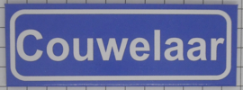 Koelkastmagneet plaatsnaambord Couwelaar