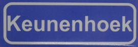 Koelkastmagneet plaatsnaambord Keunenhoek