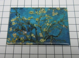 MAC: 20.420 Koelkastmagneet Amandelbloesem, Vincent van Gogh