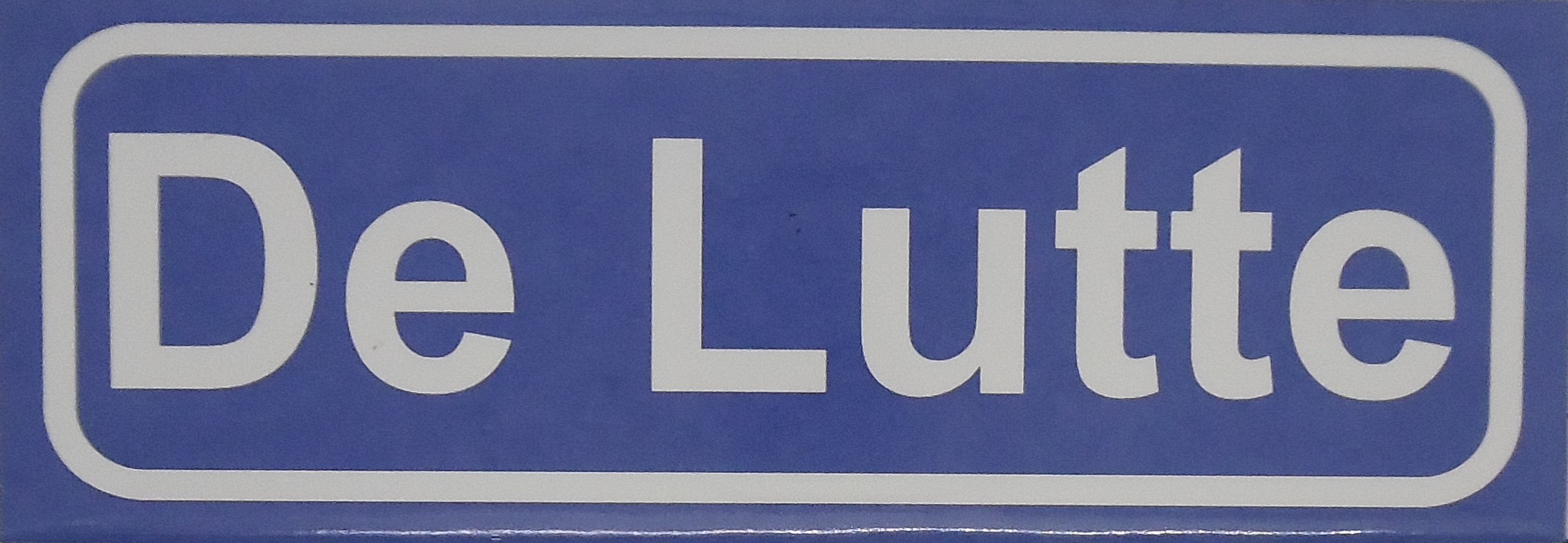 Koelkastmagneet plaatsnaambord De Lutte