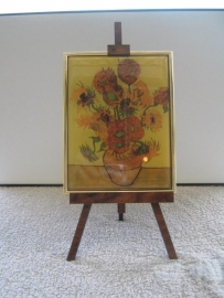 SCH 001 Schildersezeltje 22 cm hoog, Vincent van Gogh, Zonnebloemen