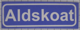 Koelkastmagneet plaatsnaambord Aldskoat