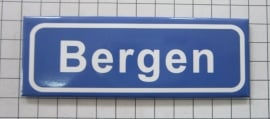 koelkastmagneet plaatsnaambord Bergen P_NH6.0001
