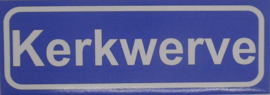 Koelkastmagneet plaatsnaambord Kerkwerve