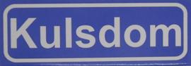 Koelkastmagneet plaatsnaambord Kulsdom