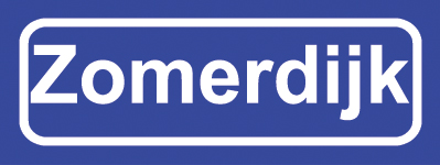 Koelkastmagneet plaatsnaambord Zomerdijk