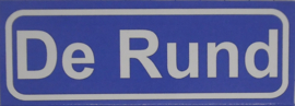 Koelkastmagneet plaatsnaambord De Rund