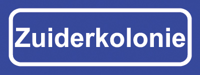 Koelkastmagneet plaatsnaambord Zuiderkolonie