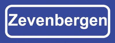Koelkastmagneet plaatsnaambord Zevenbergen