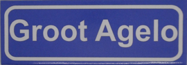 Koelkastmagneet plaatsnaambord Groot Agelo