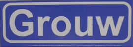 Koelkastmagneet plaatsnaambord Grouw