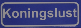 Koelkastmagneet plaatsnaambord Koningslust