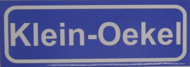 Koelkastmagneet plaatsnaambord Klein-Oekel