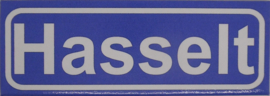 Koelkastmagneet plaatsnaambord Hasselt