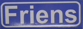 Koelkastmagneet plaatsnaambord Friens
