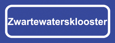 Koelkastmagneet plaatsnaambord Zwartewatersklooster
