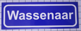 koelkastmagneet plaatsnaambord Wassenaar P_ZH14.0001