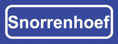 Koelkastmagneet plaatsnaambord Snorrenhoef