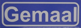 Koelkastmagneet plaatsnaambord Gemaal
