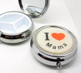 Pillendoosje I love mama (moederdag cadeau tip) EAN 8718481420034 geplaatst