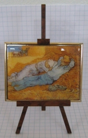 SCH 007 Schildersezeltje 22 cm hoog, Vincent van Gogh, Hooiberg