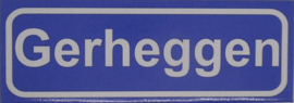Koelkastmagneet plaatsnaambord Gerheggen