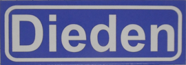 Koelkastmagneet plaatsnaambord Dieden