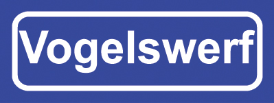 Koelkastmagneet plaatsnaambord Vogelswerf