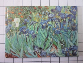 MAC: 20.411 Koelkastmagneet Vincent van Gogh, Irissen.