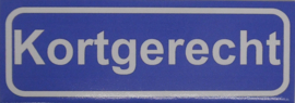 Koelkastmagneet plaatsnaambord Kortgerecht