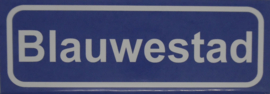 Koelkastmagneet plaatsnaambord Blauwestad