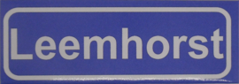 Koelkastmagneet plaatsnaambord Leemhorst