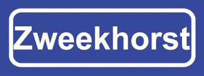 Koelkastmagneet plaatsnaambord Zweekhorst
