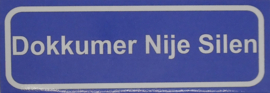 Koelkastmagneet plaatsnaambord Dokkumer Nije Silen