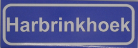 Koelkastmagneet plaatsnaambord Harbrinkhoek