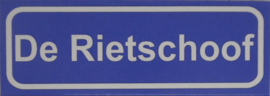 Koelkastmagneet plaatsnaambord De Rietschoof