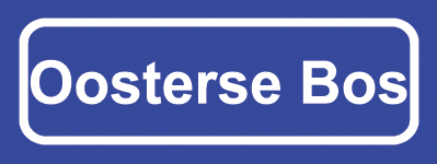 Koelkastmagneet plaatsnaambord Oosterse Bos