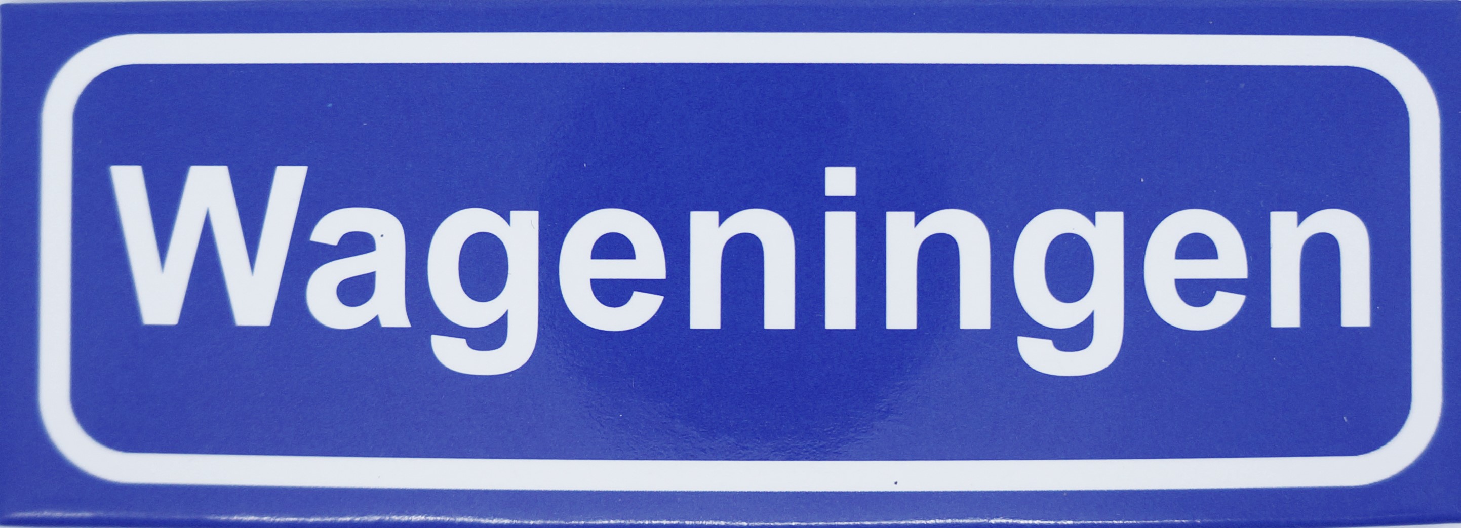 Koelkastmagneet plaatsnaambord Wageningen