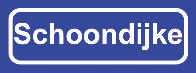 Koelkastmagneet plaatsnaambord Schoondijke