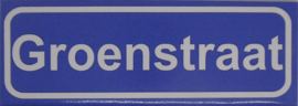 Koelkastmagneet plaatsnaambord Groenstraat
