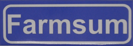 Koelkastmagneet plaatsnaambord Farmsum