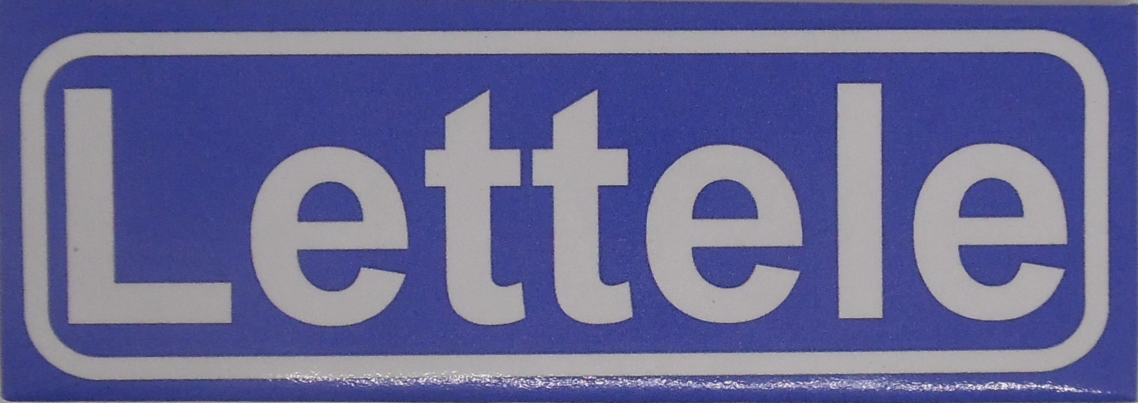 Koelkastmagneet plaatsnaambord Lettele