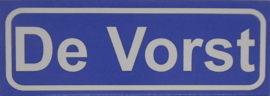 Koelkastmagneet plaatsnaambord De Vorst